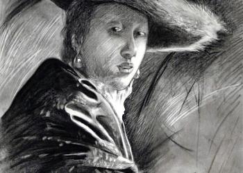 DESSINS À LA PIERRE NOIRE